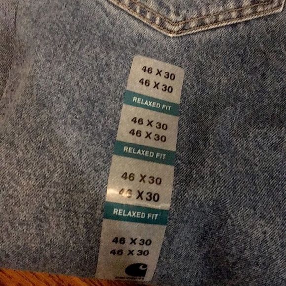CARHARTT Relaxed Fit Tapered Leg Jean 46x30 NWT - Picture 5 of 7